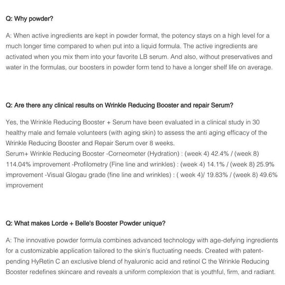 NIB Lorde + Belle WRINKLE REDUCING BOOSTER for use with Repair Serum - MSRP $59 - Picture 7 of 8